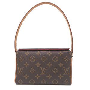 Louis Vuitton Recital Women's Shoulder Bag M51900 Monogram Brown